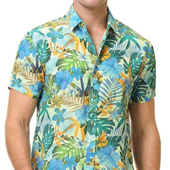 ALEX VANDO PREMIUM Modern Hawaiian Shirt - Picture 2 of 9